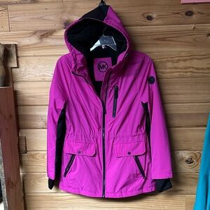 Michael Kors Women's Fuchsia Ski Jacket Size M Like New